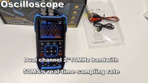 FNIRSI 2C53T 50MHZ*2 250MS 2C23T 10MHZ*2 50MS máy hiện sóng kỹ thuật số 2 kênh 3 in 1 đồng hồ vạn năng và phát tín hiệu đa năng