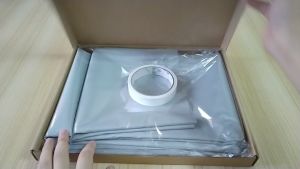 Salange Anti-Light Projector Screen Curtain Portable pantalla proyector 100 inch 16:9Polyester Outdoor Movie Screen For Travel Home Theater