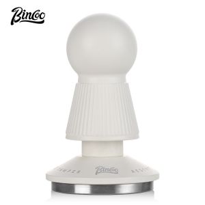 BINCOO ไม้ตีที่อัดแป้งยืดได้ด้ามเอสเพรสโซ่ผงปรับสมดุลอุปกรณ์ชงกาแฟที่อัดแป้ง58มม