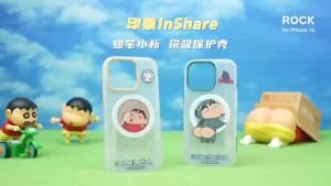 (MagSafe)100% Authentic Crayon Shin-chan iPhone Case for iPhone16 Casing 16pro Case 16promax Magsafe With Holder Rotatable Shockproof Full Protection RSC002