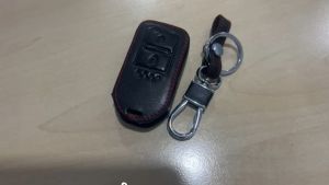 Casing Kulit Remote Smart Keyless Honda CRV HRV Jazz - 7325