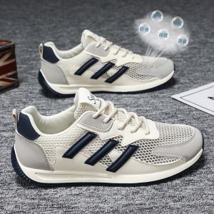 Putian Cut Out Mens Shoes Summer Breathable Thin Mesh Large Mesh Men Sneaker Mens Argan Sneakers Fashion Shoes