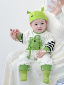 Cute Baby Boy Outfit Spring Autumn Clothes Cotton Polyester Long Sleeve Romper Fashionable Adorable Infant Outerwear