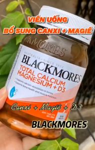 Viên uống bổ sung Canxi Magiê và D3 Blackmores Total Calcium & Magnesium + D3 200 viên