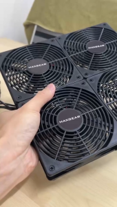 RakanKu MALAYSIA MAXGEAR USB Silent Cooling Fan Powerful Router Modem RGB LED WiFi Heat TV Box Cooler Fan Kipas Router Wifi