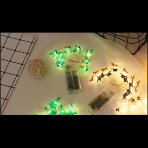 Dây Đèn Led Trang Trí Giáng Sinh Đèn LED Dây Đồng Decor Cây Thông Nole Dài 2M 20 Bóng