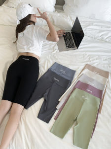 Summer Thin Five-Point Sharkskin Womens Cycling Shorts Bottoming Safety Shorts Tummy Control Butt Lifting Light-Proof