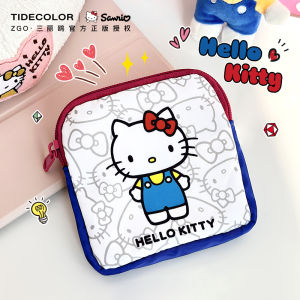 Hellokitty Childrens Wallet Kitty Cat Small Bag Girls Sanitary Towel Storage Bag Sweet Lady Style Printed Polyester Material