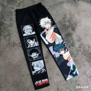 Bandai | Adult and Children Jujutsu Kaisen Famous Scenes 3D Printed Shorts Pants Anime Convention Outfit Long Pants!