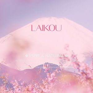 NOYAS LAIKOU Sakura Masker Bibir Tidur 8g Perawatan Malam untuk Bibir Kering Menghaluskan Garis & Mencerahkan