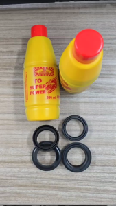 ชุดซีลโช๊คหน้า Yamaha JR120 JRS ซีลโช๊ค ซีลกันฝุ่น น้ำมันโช๊ค ยามาฮ่า เจอาร์125 เจอาร์เอส ชุดซ่อมโช๊คหน้า jr 120 jrs สินค้าตามรูป