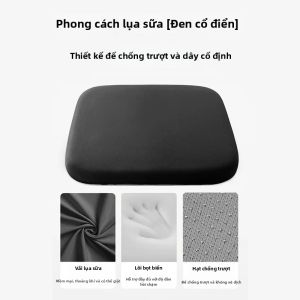 Đệm Mút Hoạt Tính Công Thái Học Thoáng Khí Đàn Hồi Chậm Dùng Cho Ghế Văn Phòng Ghế Học Sinh Ghế Ăn Thiết Kế Chống Xẹp Bộ Quà Tặng