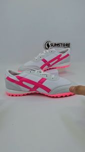 Giày Thể Thao Bata Warrius Màu Trắng Hồng - Giày Đá Bóng Đế Xịn Đệm Eva