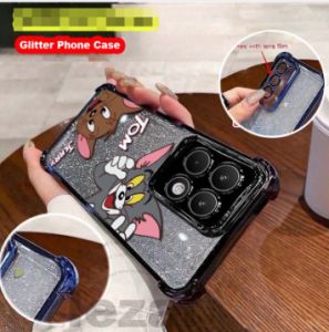 Vỏ cho Xiaomi 15 t Pro 15 t 15 t 15tpro xiaomi15t Pro 15tpro 15 t trong suốt vỏ hộp mềm chống sốc phía sau lấp lánh