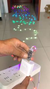 dây led 10m bóng hạt gạo 200 kiểu nháy trang trí tết siêu đẹp