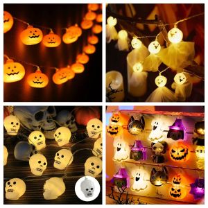1PC 1.5M10LED Halloween Battery Box Light String Excluding Battery Halloween Decoration Used for Holiday Party Decoration