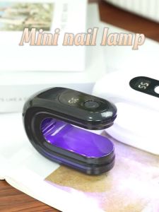 2026 New Mini UV LED Nail Dryer Lamp with LCD Display 30/60S Timer Quick Curing Gel Polish USB Portable Manicure Tool