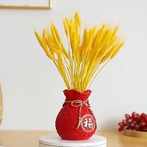 年宵花 2025红果 全网最低价 新年树 发财果 新年花瓶 新年裝飾2025 紅果裝飾 CNY Chinese New Year Decoration Artificial Red Flower Room Decor