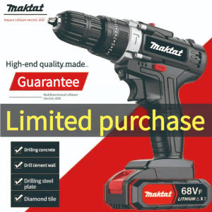 168V Cordless Electric Drill Heavy Duty Impact Drill Portable Electric Dual-Speed Impact Drill Cordless Electric Hammer Drill  Multi-functional Impact Drill Electric Drill Cordless Electric Drill Original Electric Drill Rechargeable36V/48V/68V/108V/128V