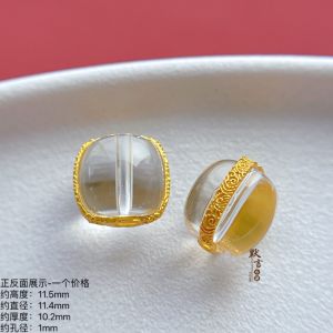 925 Silver Plated Gold Accessories Natural White Crystal Embedded DIY Hand Chain Extension Cord Link Bracelet Fashion Jewelry