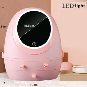 USB Rechargeable Led Light Makeup Organizer | Mirror Led Light Makeup Cosmetics | Mirror Led Light