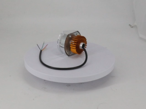 Motorcycle 2.5 Inch Headlight LED With Shroud+Devil Laser Cut Off High Low 30W Full Aluminum