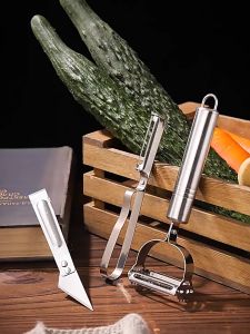 Dụng cụ bào rau củ Nạo đa năng bằng Inox Bào sợi rau củ bằng thép không rỉ Dễ sử dụng cầm chắc tay sắc bén