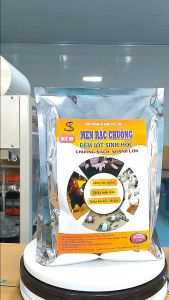 Mua 1 tặng 1: MEN RẮC CHUỒNG: rắc chuồng trại khử mùi hôi hiệu quả - gói 1kg + tặng ANTIGUM phòng bệnh vật nuôi chai 100ml