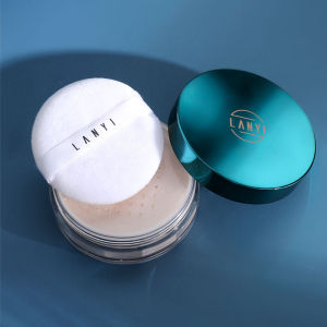 แป้งฝุ่น LANYI Long-lasting Matte Powder ควบคุมความมัน กันน้ำ กันเหงื่อ แป้งฝุ่นที่ไม่ต้องแต่งหน้าอีก สำหรับผู้หญิง