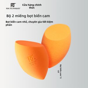 Real Techniques | Bông Trang Điểm Cam Không Thấm Nước Dùng Khô/Ướt