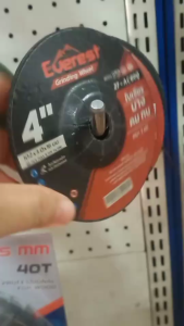 EVEREST ใบหินเจียร์ 4 นิ้ว  3มม. (3ใบ/แพ็ค)