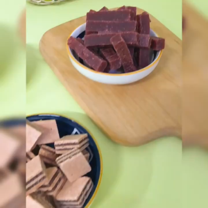 túi zip 100g bánh sơn trà vuông bánh sơn trà ăn vặt tốt cho tiêu hóa
