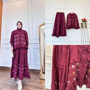 Set Rok Yuki Burgendi