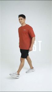 Forest Premium Weight Air-Cotton 220gsm Oversized Round Neck Tee T Shirt Men | Baju T Shirt Lelaki - 23987