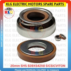 Mechanica seal 20mm B39XS42X8 SSV short spring | SHAFT SEAL FOR WATER PUMP