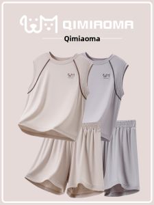 LB.BEAR | Cool Feeling Childrens Modal Sleepwear Sports Set