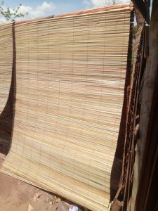 Tirai Outdoor Indoor Bambu Kulit Pelepah Sawit Lengkap Tali Dan Katrol Gulung