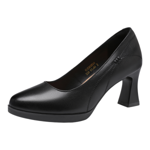 Reddragonfly | New Black Thick Heel Women Shoes