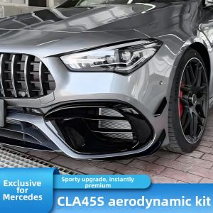 AMG CLA45 S Front Bumper Lip Splitter Side Wings Rear Wing Mirror Cover Kit