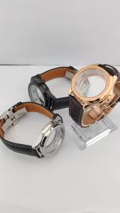 NH35 Case 44mm Mens Watch Case sapphire Glass Waterproof Case Watch Parts Replacement Accessories Suitable for 28.5mm Dial Case