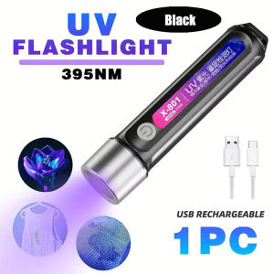 ESMARTER | Portable LED UV Lamp Purple Light Flashlight Money Detector Fluorescent Agent Illumination Light for Detection And Security