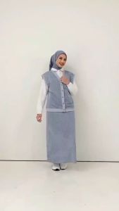 Alnita Neva Blue Shadow Tan Caviar Hazel Rok Span Kaos Wanita TERMURAH SIAP KIRIM SALE