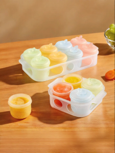 SHI YUE JIE JING | Silicone Food Storage Container Freezer Trays