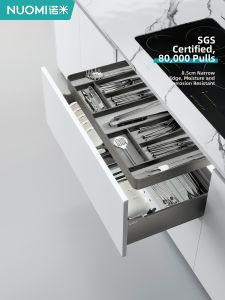 Nuomi | Kitchen Storage Drawer Damping Pull Out Knife and Fork Box