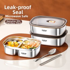 HUAJIDA | Insulated Microwaveable Lunch Box 304 Stainless Steel
