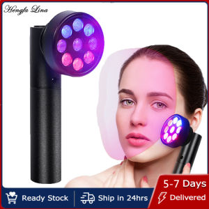 Thiết bị Trị liệu bằng ánh sáng đỏ hengfa Lina hồng ngoại đèn Led Relief đau trẻ hóa da chế độ xung đỏ & Đèn xanh dương mặt chống lão hóa máy làm đẹp