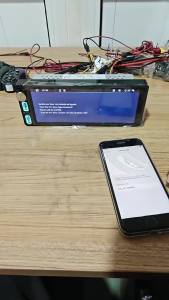 HIPPCRON Car Radio 6.86" Wireless Carplay Android Auto 1Din Car Stereo Multimedia Video BT5.0 FM USB Type-C Charge MP5 Player