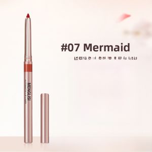 Long-Lasting Waterproof Lip Liner Automatic Rotatable Professional Outline Pen Non-Fading Natural Lip Makeup Smooth Drawing