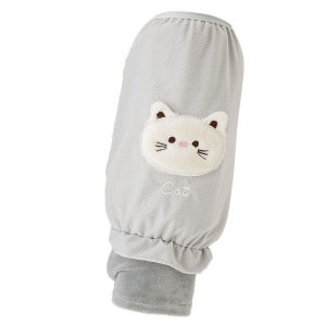 SVORIAHI | 2025 เสื้อกันเปื้อนแขนกันหนาวแบบใหม่สำหรับเด็กและเยาวชน 2-in-1 กันเปื้อน ถุงมือ ป้องกันการเปื้อน ลายการ์ตูน ฤดูใบไม้ร่วง/ฤดูหนาว