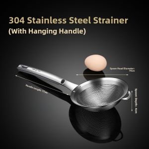 Super Fine 304 Stainless Steel Soy Milk Filter Cup Home Use Sieve Juice Filter Net Separator Kitchen Cooking Utensils